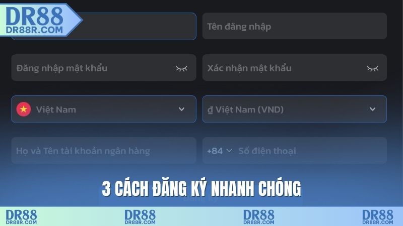 3 cách đăng ký nhanh chóng